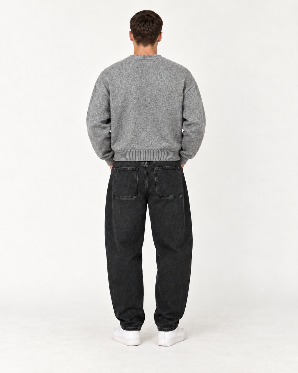 Hilo Graphic Jumper - Grey
