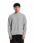 Mohair Crew Neck Sweater - Grey