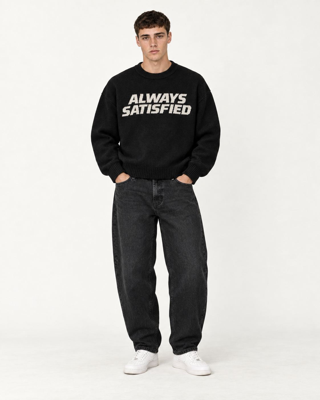 Hilo Graphic Jumper - Black