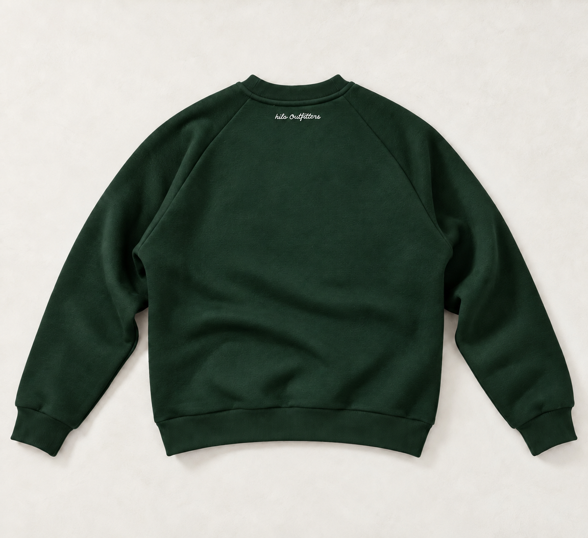 Relaxed Crew Neck Sweatshirt - Bottle Green