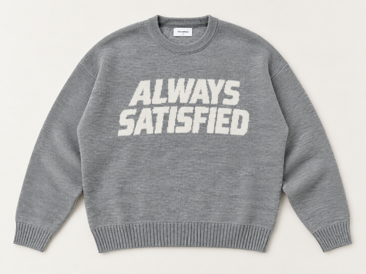 Hilo Graphic Jumper - Grey